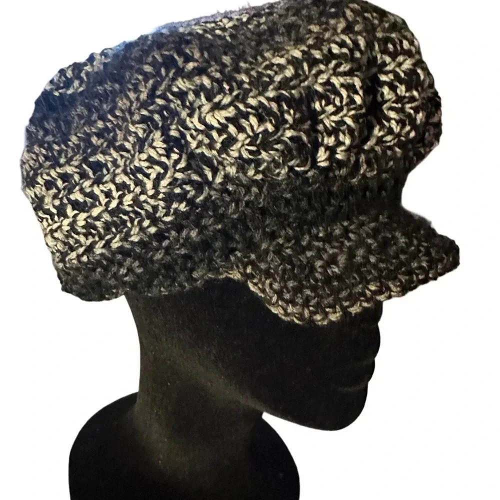 New Boho Crochet Newsboy Cap – Slouchy Brim Hat Handmade | Crochet by Sharon